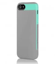 Incipio Faxion Gray Turquoise for iPhone 5 Slim Flexible Hard-Shell Case