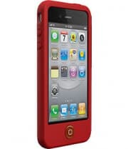 SwitchEasy Colors Crimson Red Silicone Case for iPhone 4