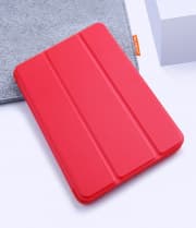 Silicone Case With Smart Cover for iPad 9.7-inch 5th Gen Red