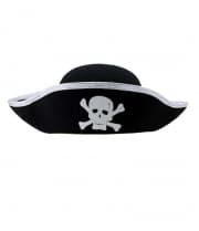 Halloween Prop Pirate Hat Silver Costume