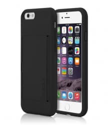 iPhone 6 Incipio Stowaway Black Black Credit Card Case With Stand