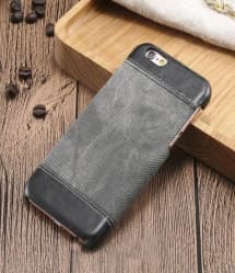 Denim and Leather iPhone 6 6s Plus Case