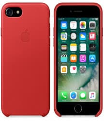 Leather Case for Apple iPhone 7 Red