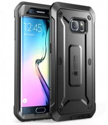 Galaxy S6 Supcase Unicorn Beetle Pro Rugged Holster Case Black/Black