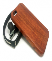Hand Crafted Cherry Wood Slider Case for iPhone 6 Plus