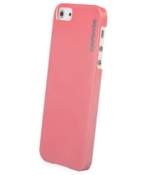 CAPDASE Karapace Pink Jacket-Pearl (with stand) for iPhone 5