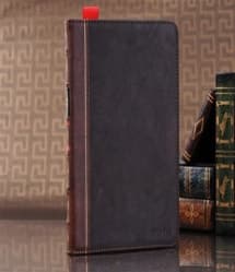 BookBook iPad 4/3/2 Brown Red Leather Stand and Hybrid Case