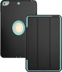 iPad 9.7 Defender Case With Stand and Cover Teal