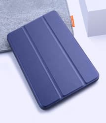 Silicone Case With Smart Cover for iPad 9.7-inch 5th Gen Midnight Blue