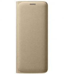 Official Samsung Galaxy S6 edge Flip Wallet Cover Gold