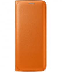 Official Samsung Galaxy S6 edge Flip Wallet Cover Orange
