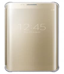 Samsung Galaxy S6 Edge Plus + Clear View Cover Gold