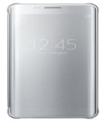 Samsung Galaxy S6 Edge Plus + Clear View Cover Silver