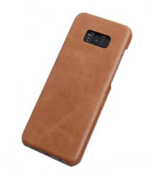 Vintage Leather Back Case for Galaxy S8