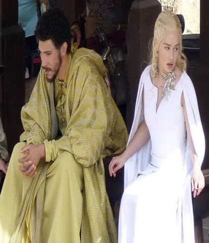 Daenerys Targaryen Khalessi White Dress Costume Game of Thrones