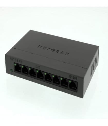 NETGEAR GS308 8-Port Gigabit Ethernet Home Switch