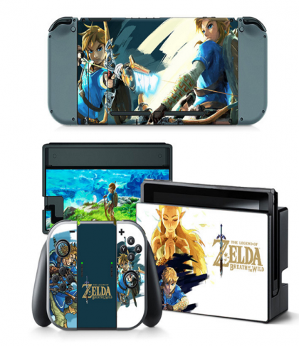 Zelda Breath Of The Wild Decal Set For Nintendo Switch Smartykoo