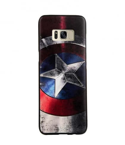 Captain America Leather Feel Case for Galaxy S8 Plus
