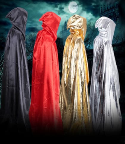 Halloween Elegant Fancy Dress Cloak Costume Size 150cm