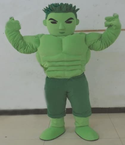 Giant Hulk Mascot Costume
