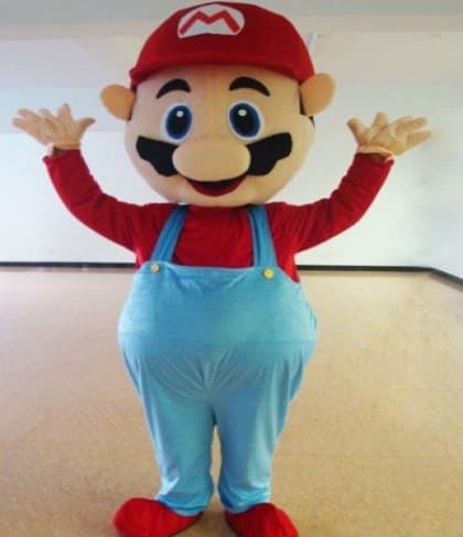 Giant Mario Mascot Costume