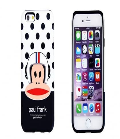 Paul Frank Helmet Julius White Black Polka Dots iPhone 6 Case