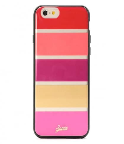 Sonix Clear Stripe (Fuchsia) iPhone 6 Plus Case