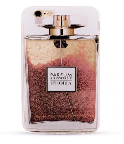 IPHORIA Liquid Case Parfum au Portable Pink Glitter for iPhone 6 6s