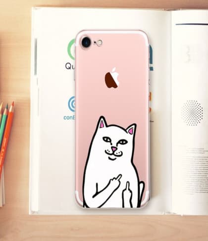 Ripndip Lord Nermal Clear Case For Iphone 7 Smartykoo