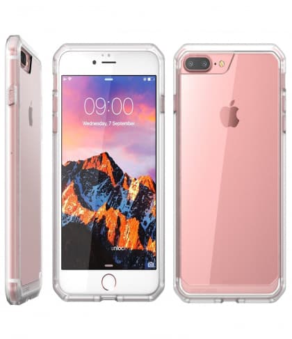 SUPCASE Unicorn Beetle Series Hybrid Clear Case for iPhone 7 Plus - Clear Frost