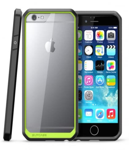 iPhone 6s 6 Plus Supcase Unicorn Beetle Hybrid Protective Bumper Case Green/Black