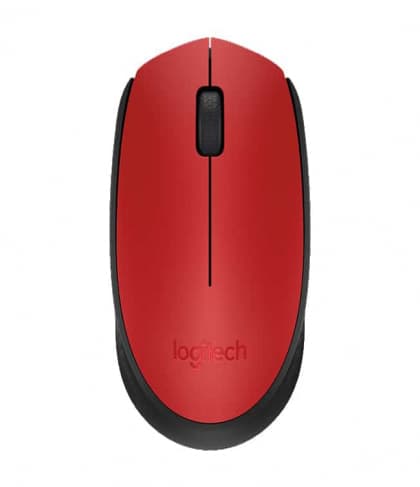 Logitech M170 - Wireless Optical Mouse - Red