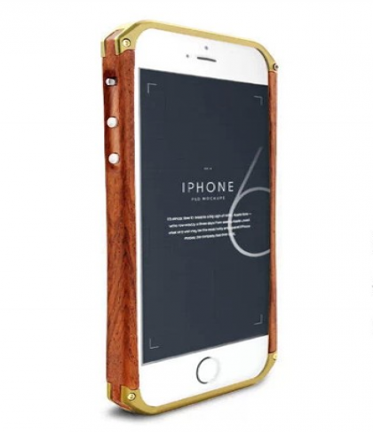 Ronin Wood Case for iPhone 6 Gold