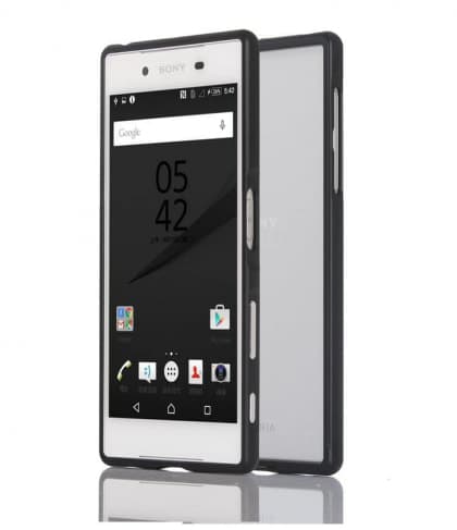 Protective Stealth Bumper Metal Case for Xperia Z5