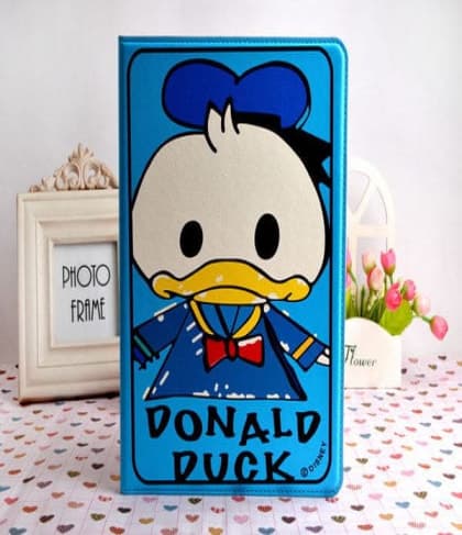 Baby Donald Duck Book Jacket Stand Case for iPad 4 3 2