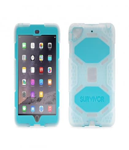 Survivor All-Terrain for iPad mini 3 2 1 Clear/Blue Touch ID Compatible