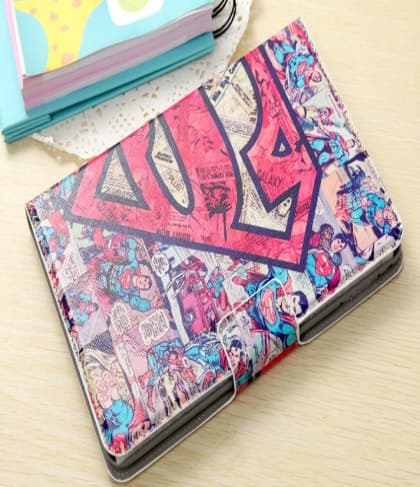 iPad Mini 4 Superman Case Book Jacket Style