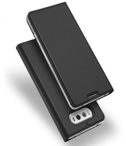 Leather Cardholder Wallet Thin Flip Case for LG G6