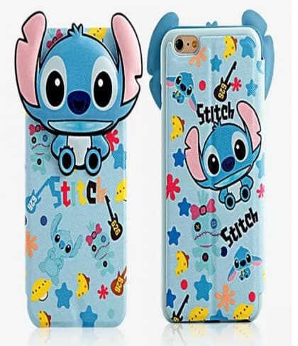 Cute Stitch HTC One M9 Flip Wallet Character Case