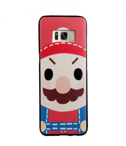 Mario Leather Feel Case for Galaxy S8
