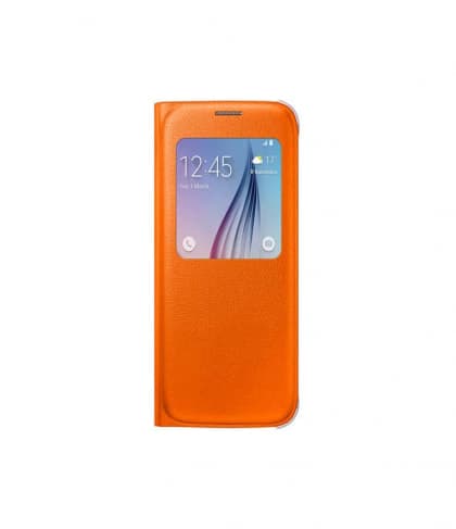 Samsung Galaxy S6 S View Cover Case Orange