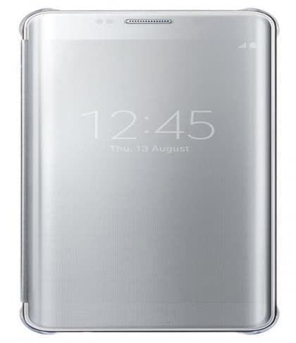 Samsung Galaxy S6 Edge Plus + Clear View Cover Silver