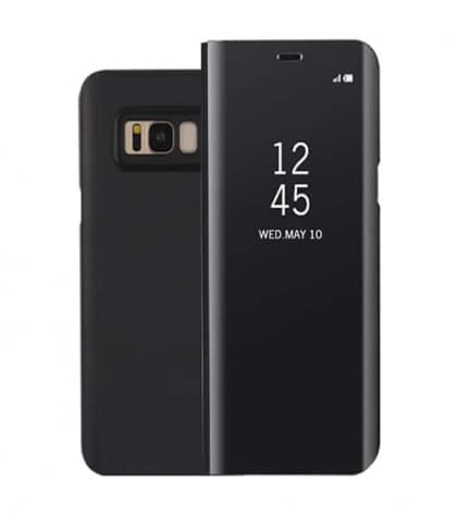Galaxy S8+ Plus S-View Clear View Flip Standing Cover Black