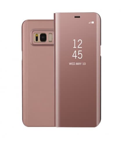 Galaxy S8 S-View Clear View Flip Standing Cover Pink Rose Gold