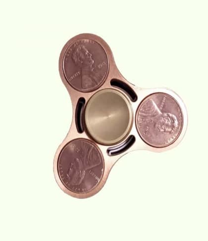 Copper Penny EDC Hand Fidget Spinner