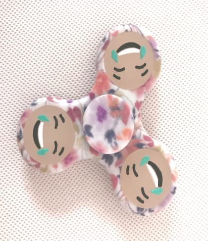 Laughing Emoji Glow in the Dark Fidget Spinner