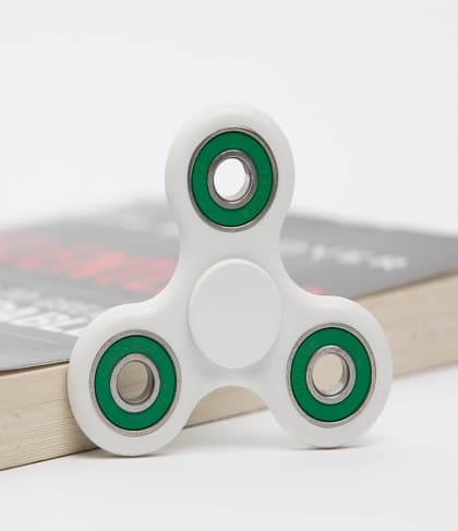 Phoenix Spinners Tri Spinner Fidget Toy White
