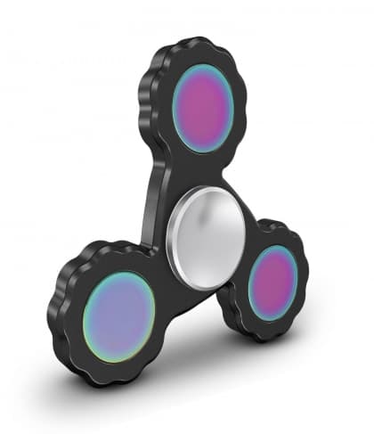Sparin TYZEST Black with Rainbow Sides EDC Fidget Spinner