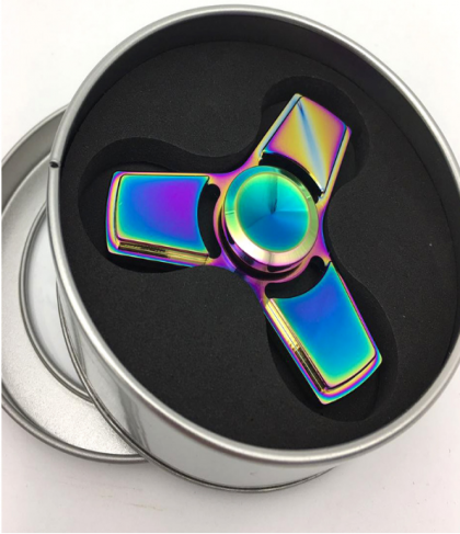 GongFu Star Rainbow 3 Side Fidget Spinner