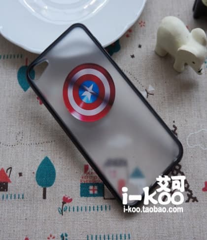 Captain America Logo Clear Case for iPod Touch 6 6th Gen